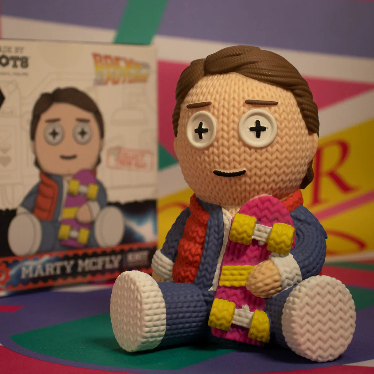 Back to the Future Marty McFly with Skateboard Collectible Vinyl Figure - #144