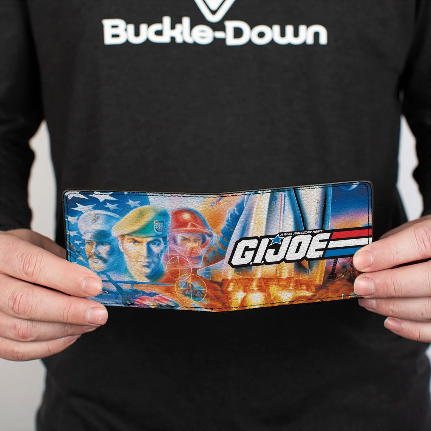 Bi-Fold Wallet - GI JOE Retro Shuttle Poster Scene