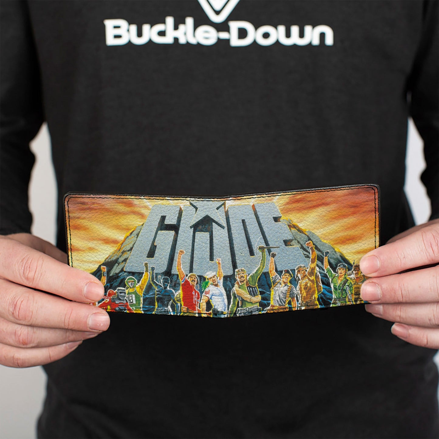 Bi-Fold Wallet - GI JOE Retro Yo Joe Stone Group Pose