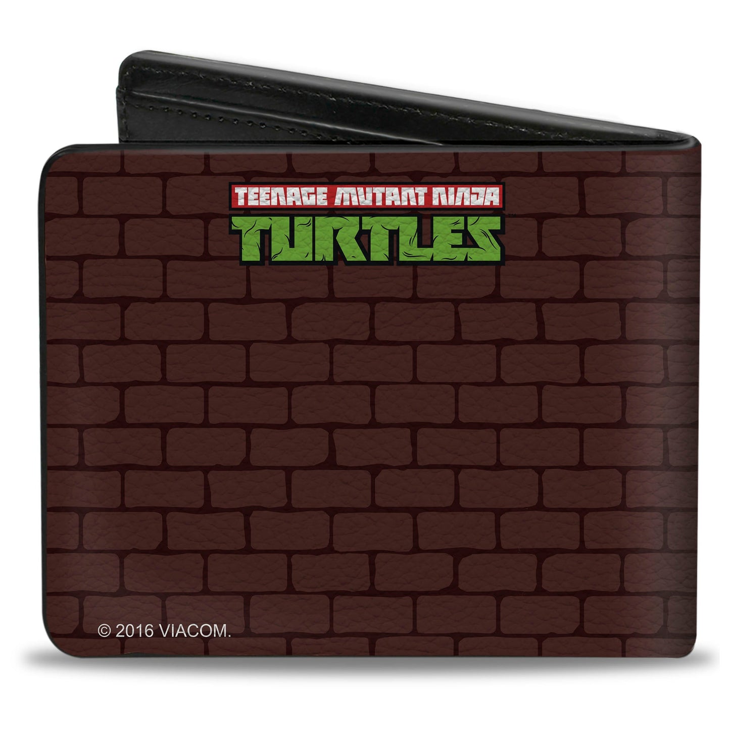 Bi-Fold Wallet - Rocksteady & Bebop Pose + TMNT Logo Bricks