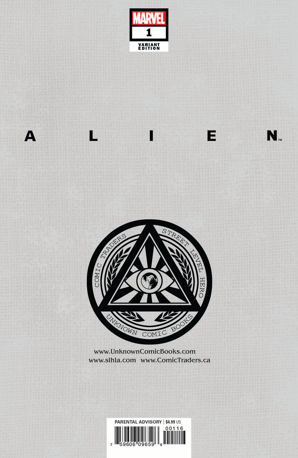 Alien #1 Unknown Comics Mico Suayan Exclusive Var (03/24/2021)