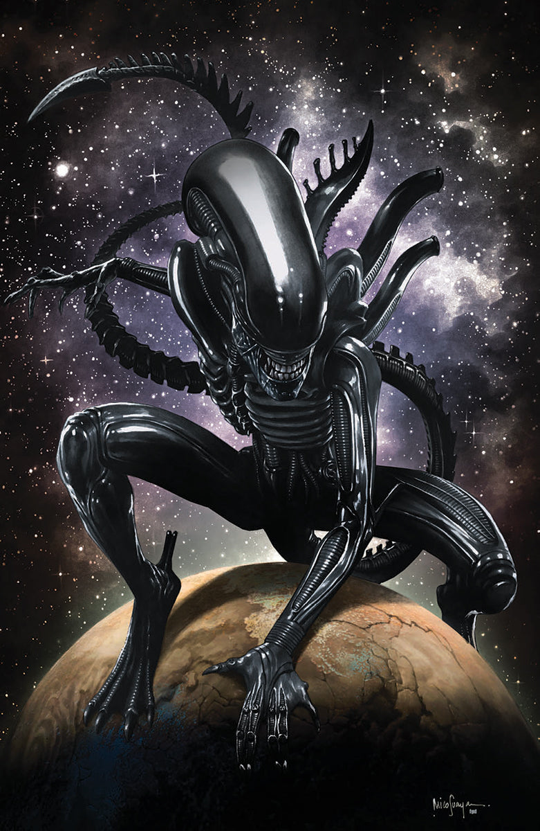 Alien #1 Unknown Comics Mico Suayan Exclusive Virgin Var (03/24/2021)