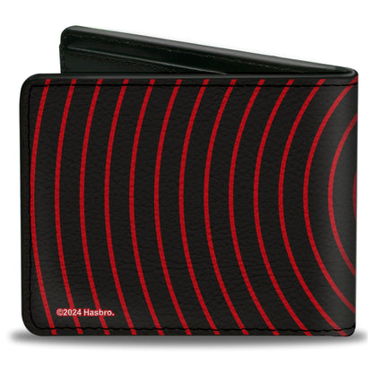 Bi-Fold Wallet - GI Joe COBRA Ripple Logo Black/Red