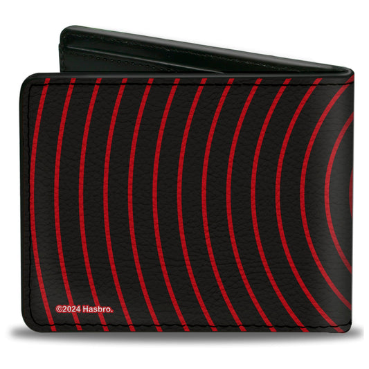 Bi-Fold Wallet - GI Joe COBRA Ripple Logo Black/Red
