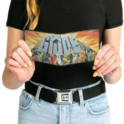 Bi-Fold Wallet - GI JOE Retro Yo Joe Stone Group Pose