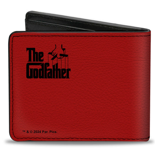 Bi-Fold Wallet - THE GODFATHER LOYALTY HONOR FAMILY Red/Black/White