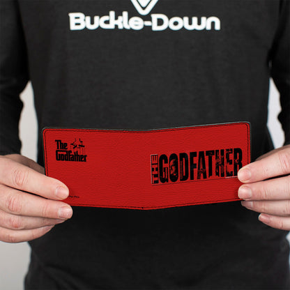 Bi-Fold Wallet - THE GODFATHER LOYALTY HONOR FAMILY Red/Black/White