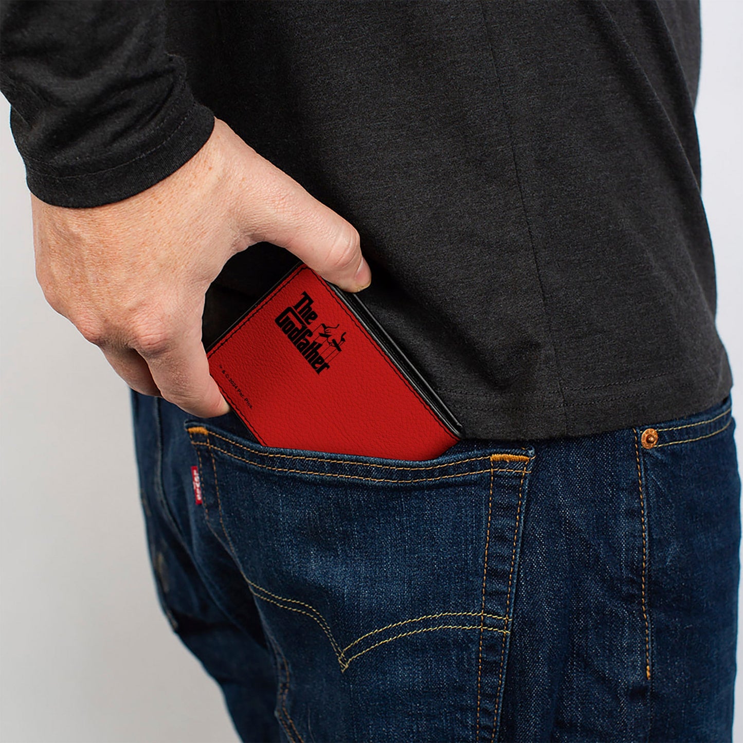 Bi-Fold Wallet - THE GODFATHER LOYALTY HONOR FAMILY Red/Black/White