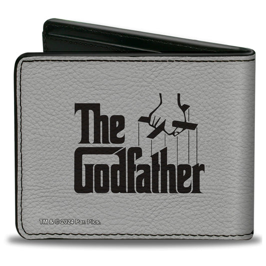 Bi-Fold Wallet - The Godfather I'LL MAKE HIM AN OFFER and Title Logo News Print White/Black/Red