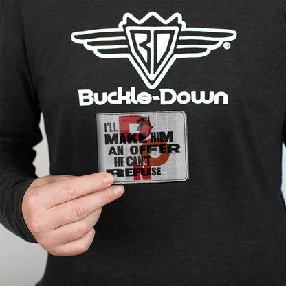 Bi-Fold Wallet - The Godfather I'LL MAKE HIM AN OFFER and Title Logo News Print White/Black/Red